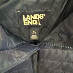 BOYS Lands' End Royal Blue Quilted Jacket XL NEW!!